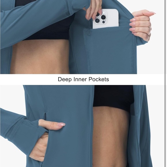 Blue Zip-Up Jacket - Picture 3 of 3